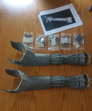Guanti, gomiti e bracciali Rey Brujo Cosplay 1:1