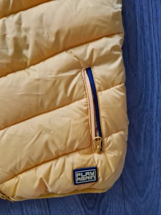 Chaleco amarillo unisex talla 11/12