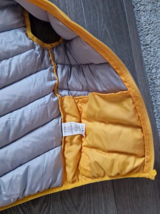 Chaleco amarillo unisex talla 11/12