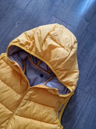 Chaleco amarillo unisex talla 11/12