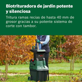 Trituradora de jardín eléctrica Bosch AXT 25 D