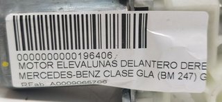 MOTOR ELEVALUNAS DELANTERO DERECHO MERCEDES-BENZ CLASE GLA (BM 247) GLA 200 (247.787)