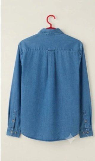 Camisa Zara Denim Azul Talla M