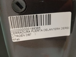 CERRADURA PUERTA DELANTERA DERECHA CITROEN DS7