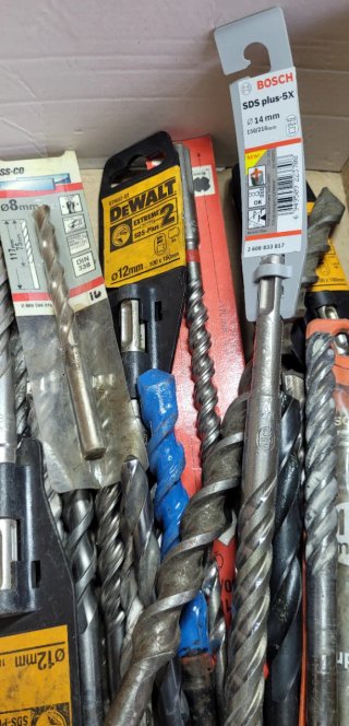 Brocas SDS Bosch, Dewalt y Hilti