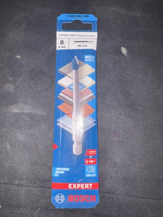 Broca Bosch EXPERT HEX-9 Cerámica 8mm