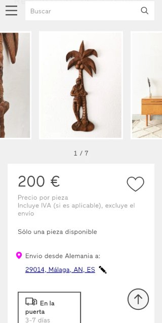 Relieves de pared palmera vintage (2 uds)