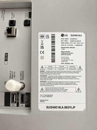 LG OLED 48 C1 4K 120Hz HDMI 2.1 TV