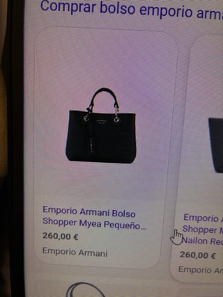 Bolso Emporio Armani Negro
