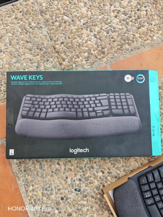 Teclado Inalámbrico Logitech Wave Gris