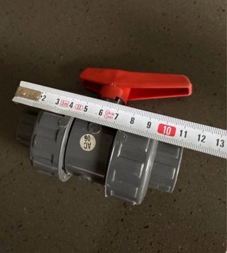 Llave de paso PVC