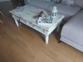 Mesa de centro madera maciza