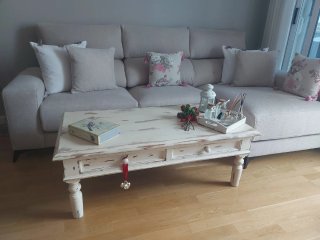 Mesa de centro madera maciza