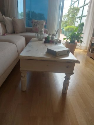 Mesa de centro madera maciza