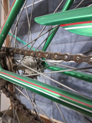 Bicicleta Clásica Verde 1954/55