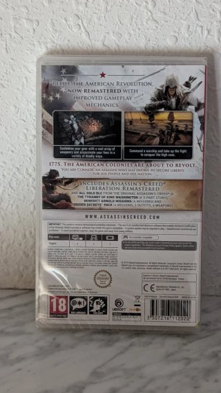 Assassin's Creed III Remastered Switch Precintado