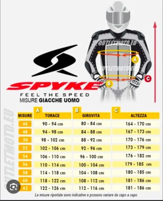 Chaqueta moto de piel Spyke Moto Talla 46
