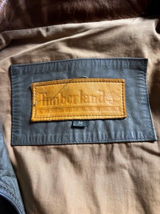 Chaqueta de Piel Timberland Talla M
