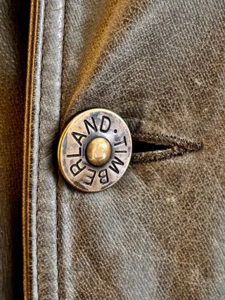 Chaqueta de Piel Timberland Talla M
