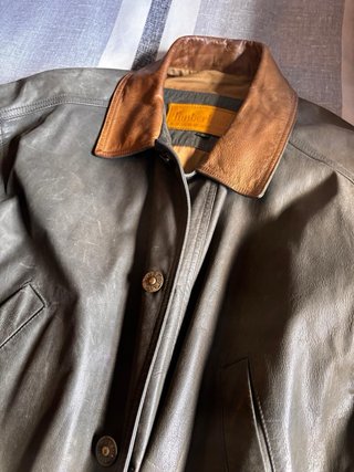Chaqueta de Piel Timberland Talla M