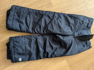 Pantalón de nieve infantil negro