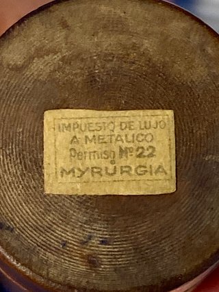 Antiguo estuche Maderas de Oriente Myrurgia