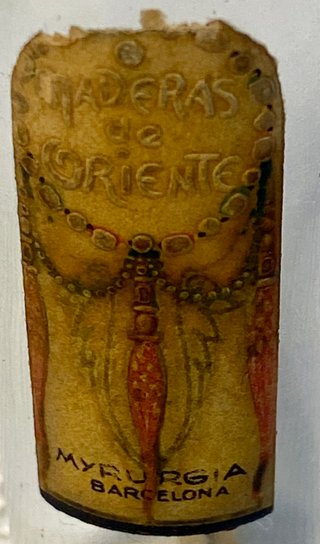 Antiguo estuche Maderas de Oriente Myrurgia
