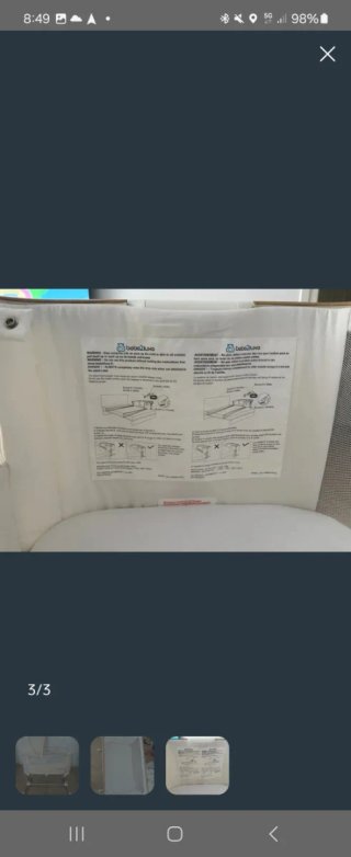 Minicuna con colchón