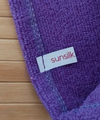 Asciugamano Turbante Capelli Sunsilk Viola Nuovo