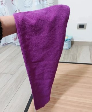 Asciugamano Turbante Capelli Sunsilk Viola Nuovo