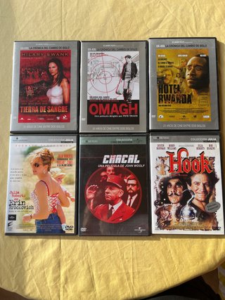 6 Películas DVD: Tierra de Sangre, Omagh, ...