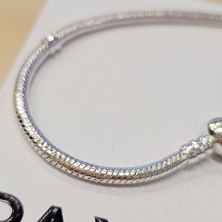 Pulsera Pandora Corazón Cadena 21cm + Caja