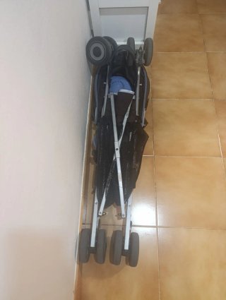 Silla de Paseo Maclaren Azul y Marrón