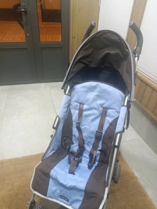 Silla de Paseo Maclaren Azul y Marrón