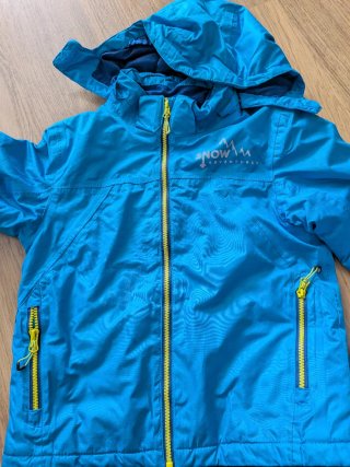 Chaqueta de nieve infantil azul