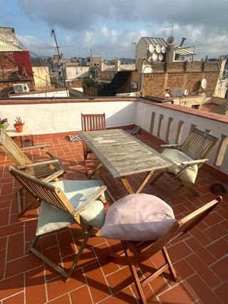 Mesa y 5 Sillas Teca Terraza Plegables