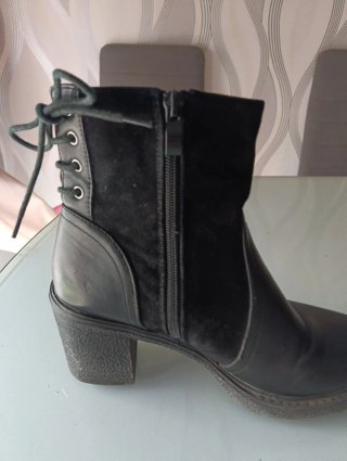 Botines mujer cremallera tacón 7,50cm