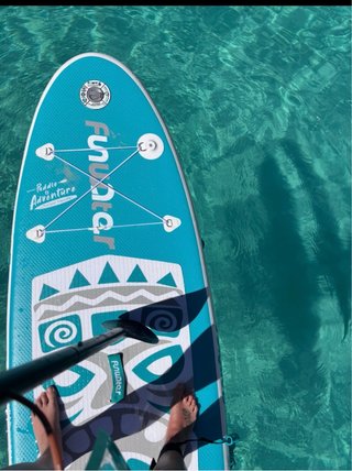 Tabla Paddle Surf FUNWATER Azul/Blanco Ligera