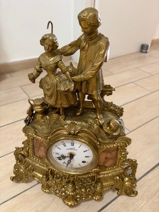 Orologio da tavolo in bronzo