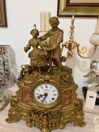 Orologio da tavolo in bronzo