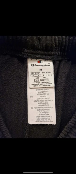 Pack 2 Pantalones Champion Negro y Gris