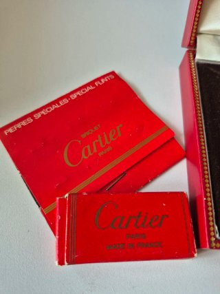 Mechero Cartier Vintage Dorado