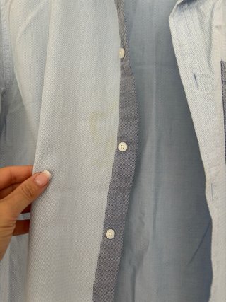Camisa Bershka azul talla M