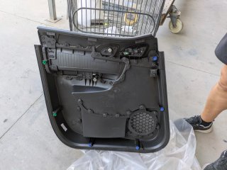 Panel Puerta trasera derecha interior Opel Meriva