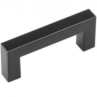 Confezione da 30 maniglie per armadi, 3 pollici / 76 mm di distanza centro-centro, maniglie per cassetti da cucina quadrate sottili, maniglie per porte di armadi da cucina moderne in acciaio inossidabile per cucina, bagno, bar