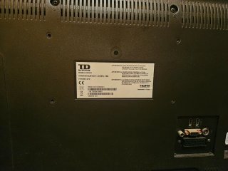 Televisor TD Systems 32". No necesita TDT
