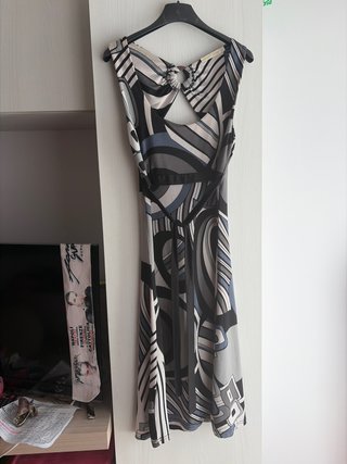 Abito donna fantasia geometrica