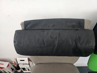 Reposacabezas Ikea Negro y Verde