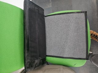 Reposacabezas Ikea Negro y Verde