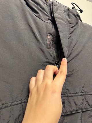Chaqueta Anorak Pull&Bear Negra Talla L